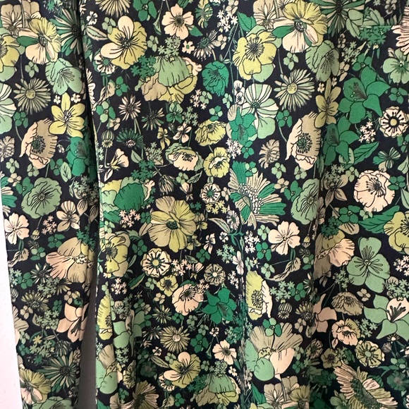 NWT Zara Retro Floral Mini Shirtdress | Size Small - Picture 4 of 8